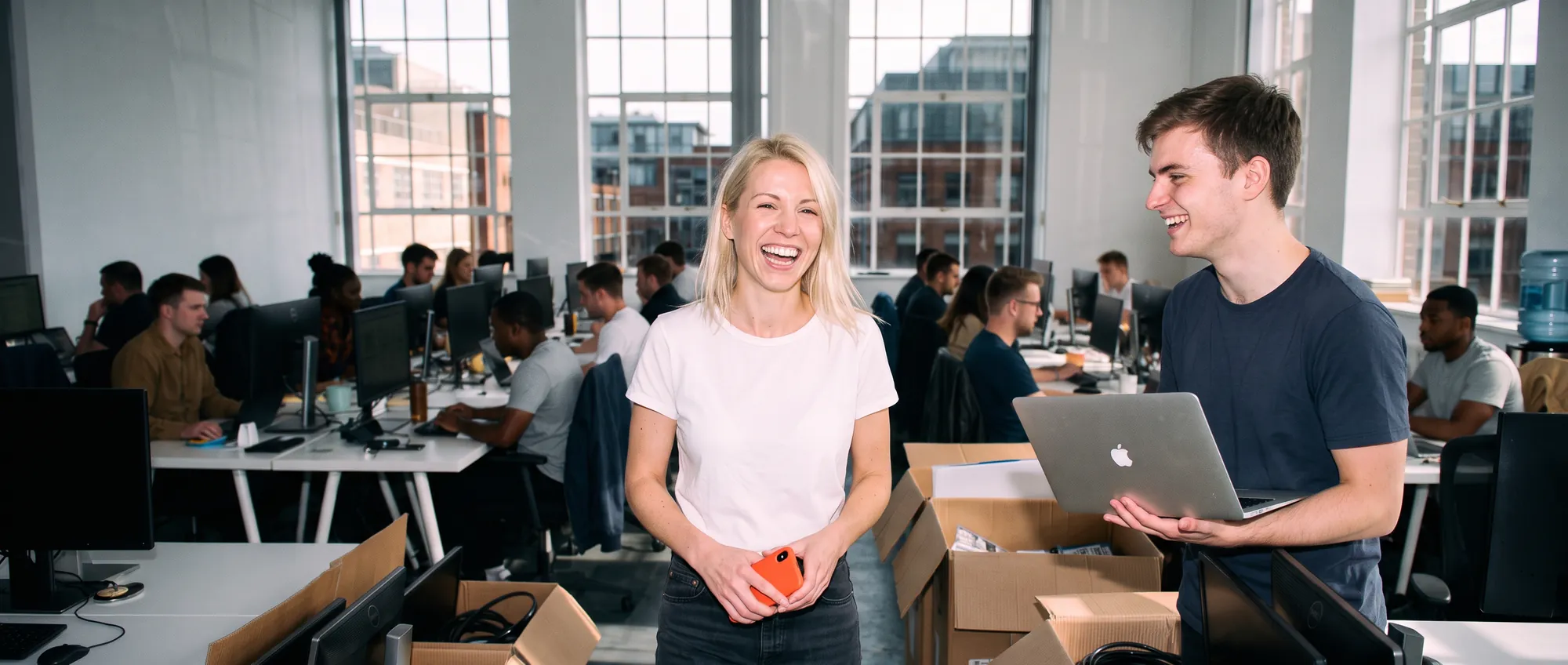 A founder moving through her growing company